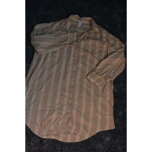 BNWT Stars Above linen striped shirt